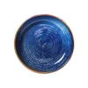 HK Living Chef Ceramics ACE7142 diep bord ø 19,3 cm aardewerk Rustic Blue