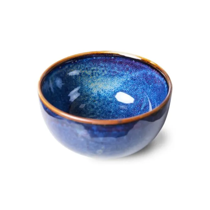 HK Living Chef Ceramics ACE7152 kom ø 10,7 cm aardewerk Rustic Blue