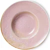 HK Living Chef Ceramics ACE7135 pastabord ø 28,5 cm aardewerk Rustic Pink