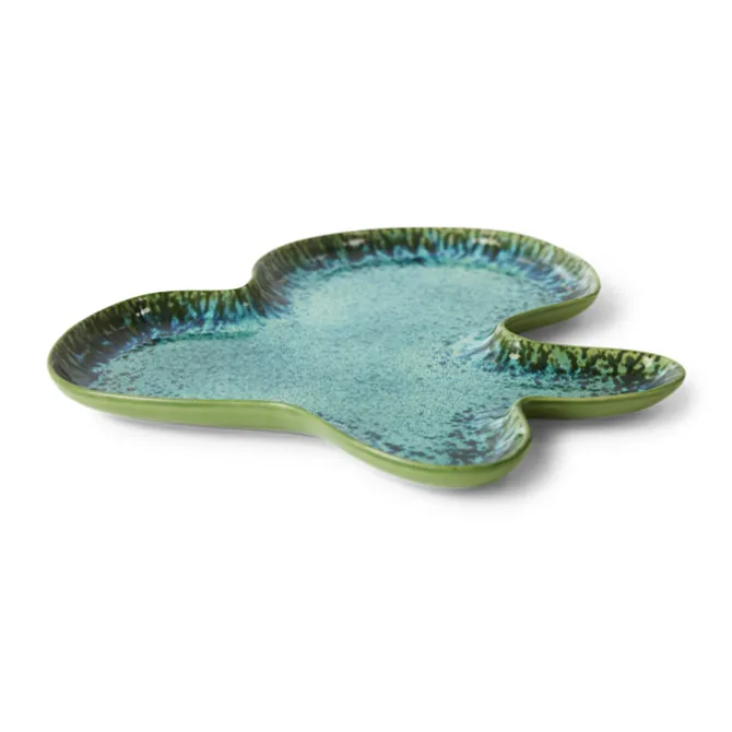 HK Living KCT0001 schelpbord 39,5 cm aardewerk