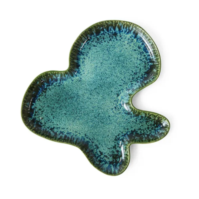 HK Living KCT0001 schelpbord 39,5 cm aardewerk