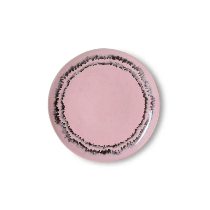 HK Living KST0219 Bubble dessertbord ø 17,5 cm aardewerk 2 s