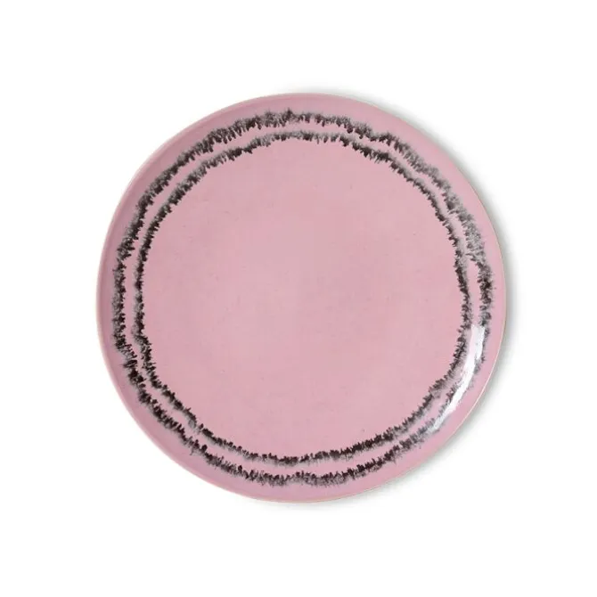 HK Living KST0209 Bubble dinerbord ø 27,5 cm aardewerk 2 stu