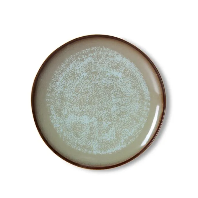 HK Living KST0206 Contrast dinerbord ø 27,5 cm aardewerk 2 s