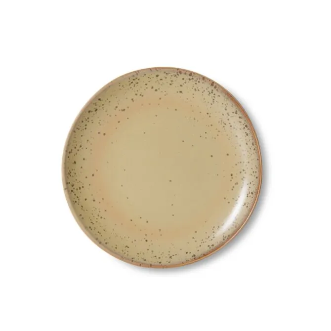 HK Living KST0213 Grit side plate ø 22 cm aardewerk 2 stuks