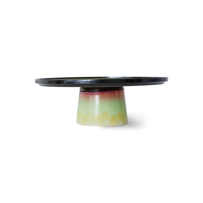 HK Living 70's ACE7277 Licorice taartplateau ø 26 cm