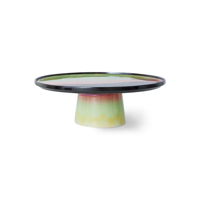 HK Living 70's ACE7277 Licorice taartplateau ø 26 cm