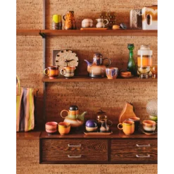HK Living 70's ACE7294 Morning koffiepot 990 ml aardewerk