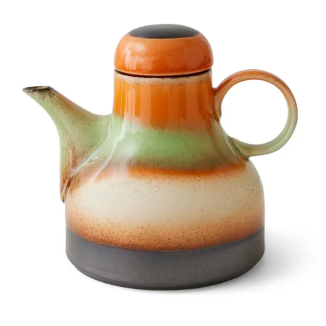HK Living 70's ACE7294 Morning koffiepot 990 ml aardewerk