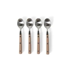 HK Living 70's KCU0024 theelepel Taupe 4 stuks