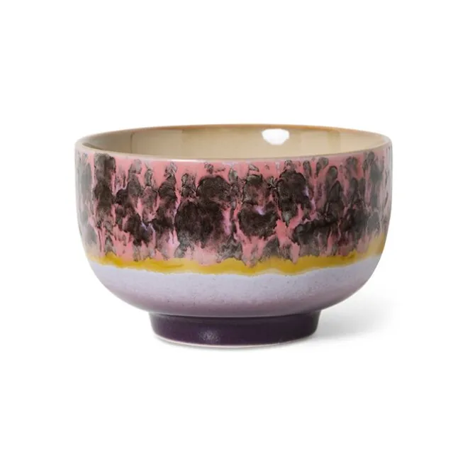 HK Living 70's KST0107 Blast Noodle Bowl ø 13,5 cm aardewerk