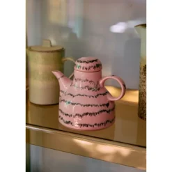 HK Living 70's KST0190 Bubble koffiepot 990 ml aardewerk