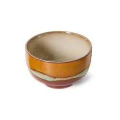 HK Living 70's KST0108 Clay Noodle Bowl ø 13,5 cm aardewerk