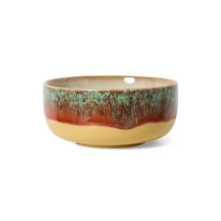 HK Living 70's KST0099 Cove dessertkom ø 12,5 cm aardewerk