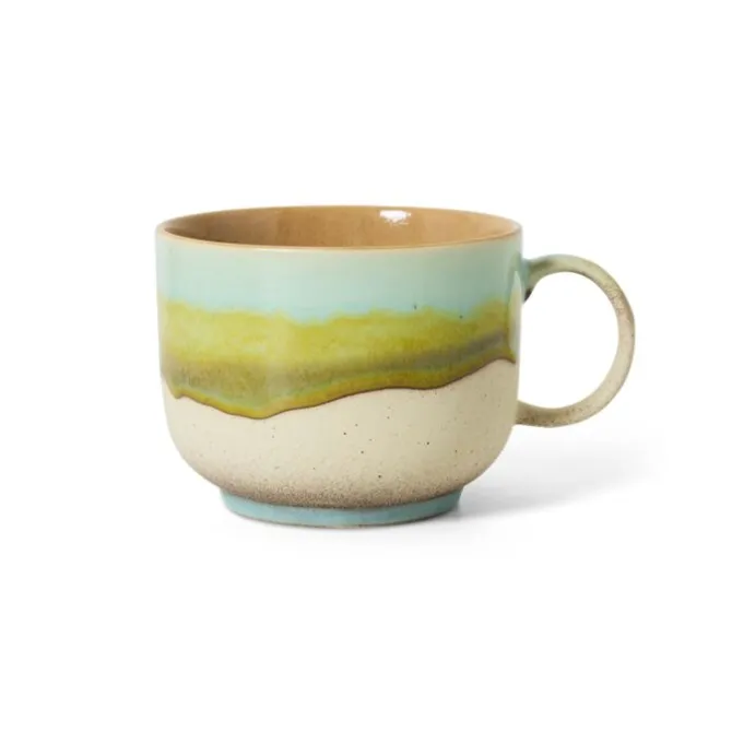 HK Living 70's KST0150 Glint theekop 425 ml aardewerk