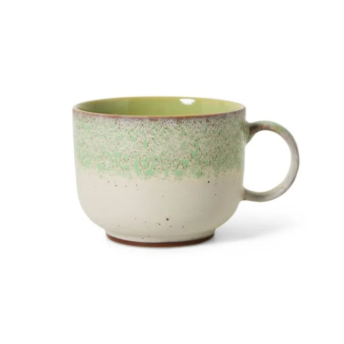HK Living 70's KST0151 Slush theekop 425 ml aardewerk
