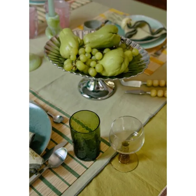 HK Living 70's KTG0014 Olive drinkglas 400 ml