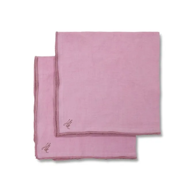 HK Living TTL0013 Ease servet 50 x 50 cm Rosette 2 stuks