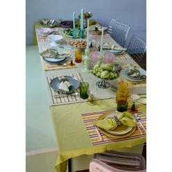 HK Living TTL0021 Ease tafelkleed 160 x 300 cm Dune