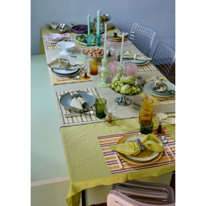 HK Living TTL0021 Ease tafelkleed 160 x 300 cm Dune