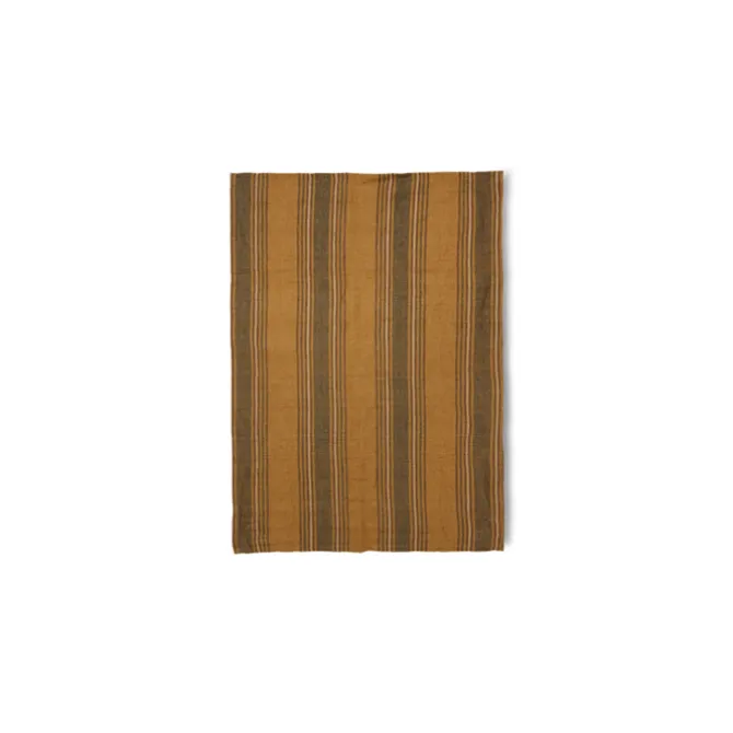 HK Living Vida TTL0006 theedoek 50 x 70 cm amber/grey