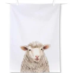 Ihr Farm Sheep theedoek 70 x 50 cm katoen