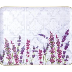 Ihr Lavanda Dienblad 36 x 28 cm wilgenhout paars
