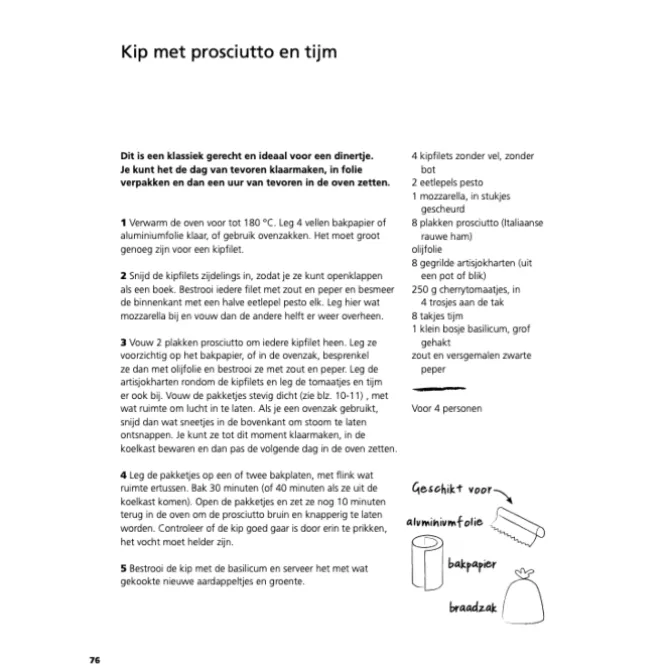 Ingepakt : 60 in bakpapier verpakte ovenrecepten