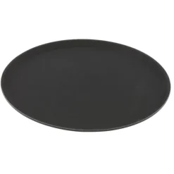 Inoxibar antislip dienblad ø 36 cm glasvezel zwart