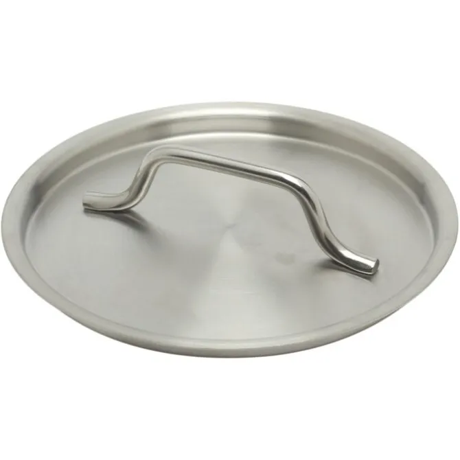 Inoxibar deksel ø 16 cm rvs mat