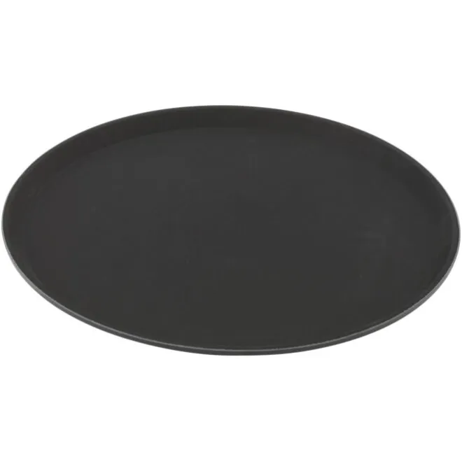 Inoxibar dienblad ø 40 cm glasvezel zwart