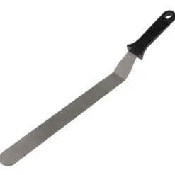 Inoxibar geknikt glaceermes 30 cm rvs zwart