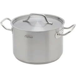 Inoxibar industriële kookpan 7,2 liter ø 24 cm rvs mat