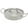 Inoxibar industriële lage braadpan ø 24 cm rvs mat