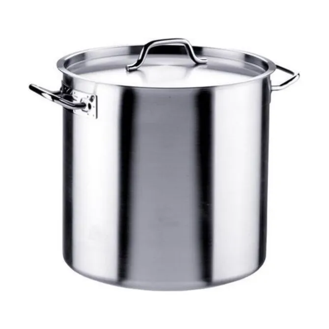 Inoxibar industriële soeppan 10 liter ø 24 cm rvs mat
