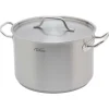 Inoxibar industriële soeppan 11 liter ø 28 cm rvs mat