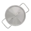 Inoxibar kookpan met deksel ø 16 cm rvs mat