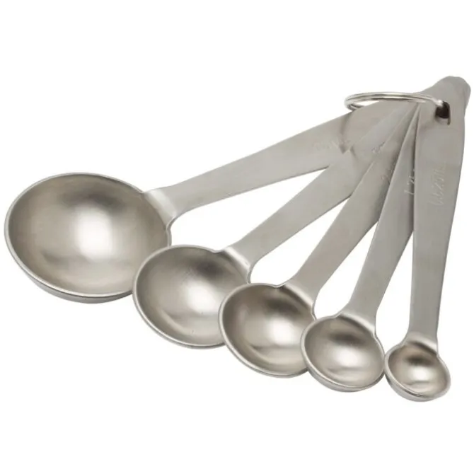 Inoxibar maatlepelset rvs 5-delig