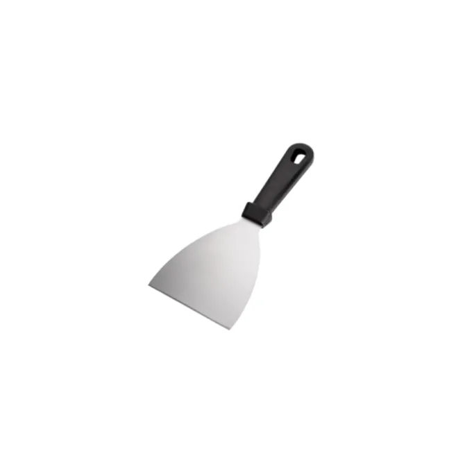 Inoxibar plancha spatel 25 cm rvs zwart