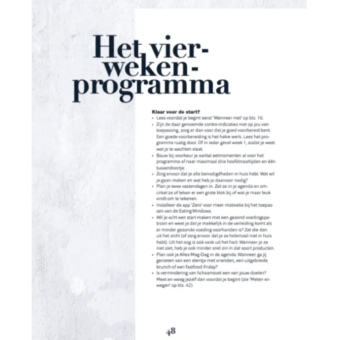Intermittent fasting : in vier weken fitter