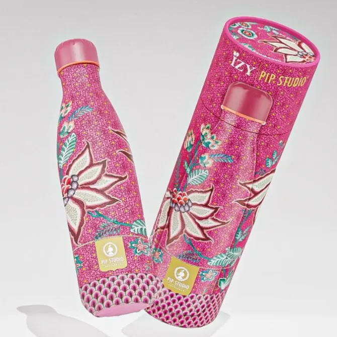 IZY Bottles x Pip Studio drinkfles 500 ml Flower Festival rvs