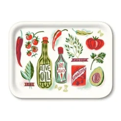 Jamida Good Food dienblad 27 x 20 cm hout