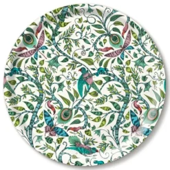 Jamida Rousseau dienblad ø 39 cm hout limegroen