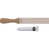 Kai Polishing Strop Paddle met polijstpasta 20,5 x 4 cm hout/leer