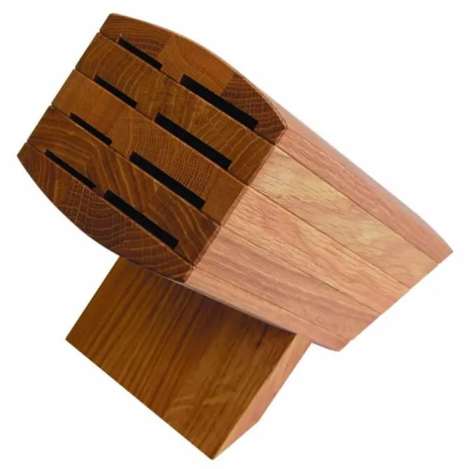 Kai Wasabi messenblok 31 cm voor 8 messen eikenhout