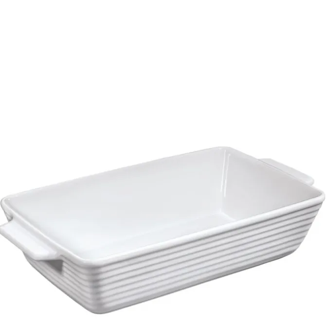 Küchenprofi Burgund ovenschaal 24 x 15 cm porselein wit