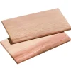 Küchenprofi grillplank rechthoek 40 x 15 cm cederhout 2 stuk