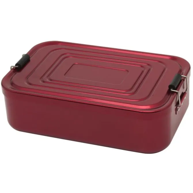 Küchenprofi lunchbox 23 x 15 cm aluminium rood