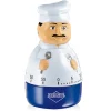 Küchenprofi Peppino kookwekker ø 6 cm rvs wit blauw