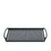 Küchenprofi Provence grillplaat 38 x 23 cm gietijzer zwart
